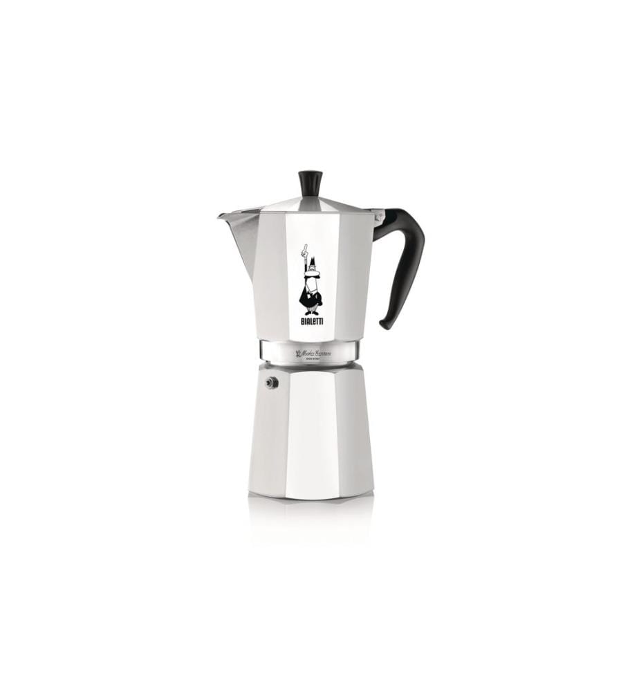 BIALETTI - Cafetière italienne Moka Express 18 tasses, Argenté