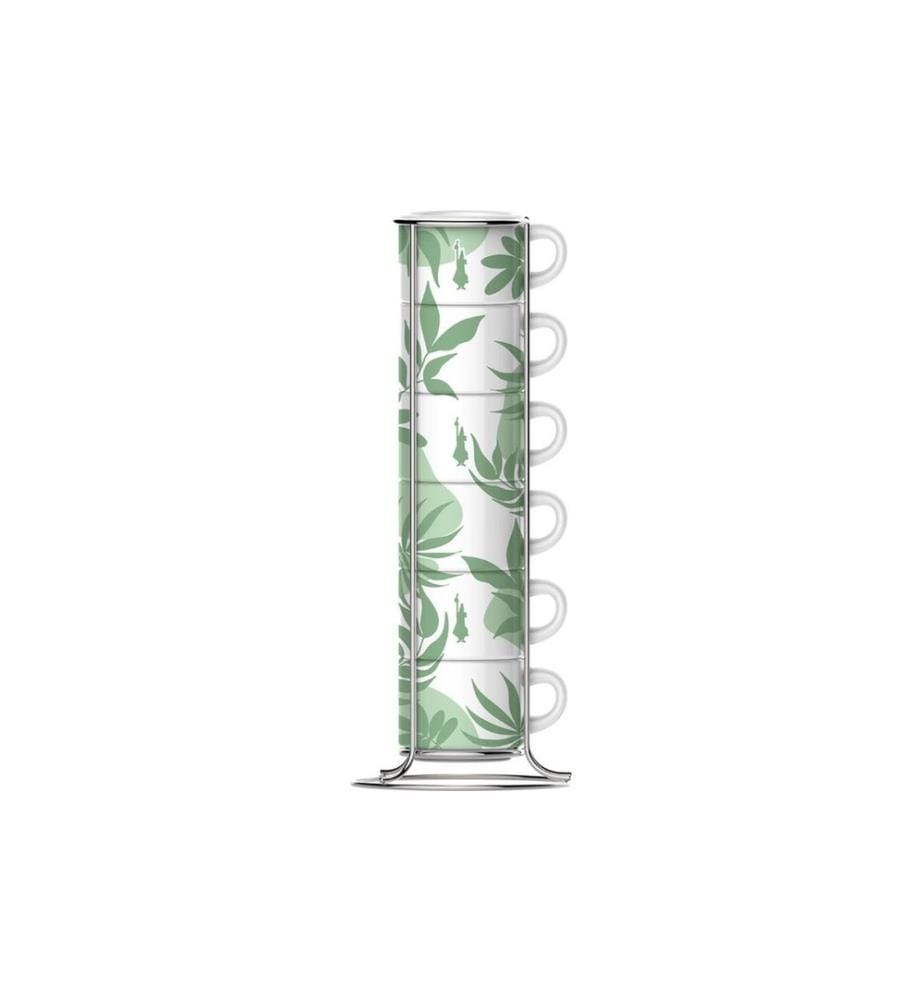 BIALETTI - Tasse à expresso Vert 65 ml, 6 pièces, Vert