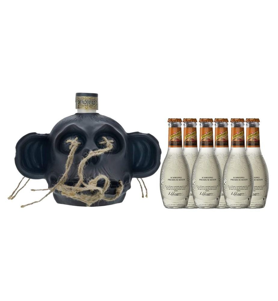 Deadhead Chocolate 70 cl + 6 Schweppes Selection Ginger Beer & Chili