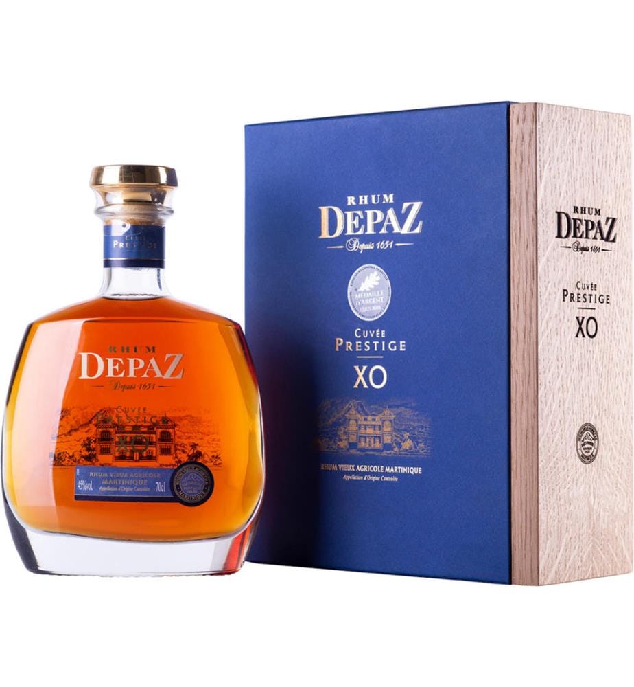 Rhum Depaz Cuvée Prestige XO 9 ans + GB - 70 cl