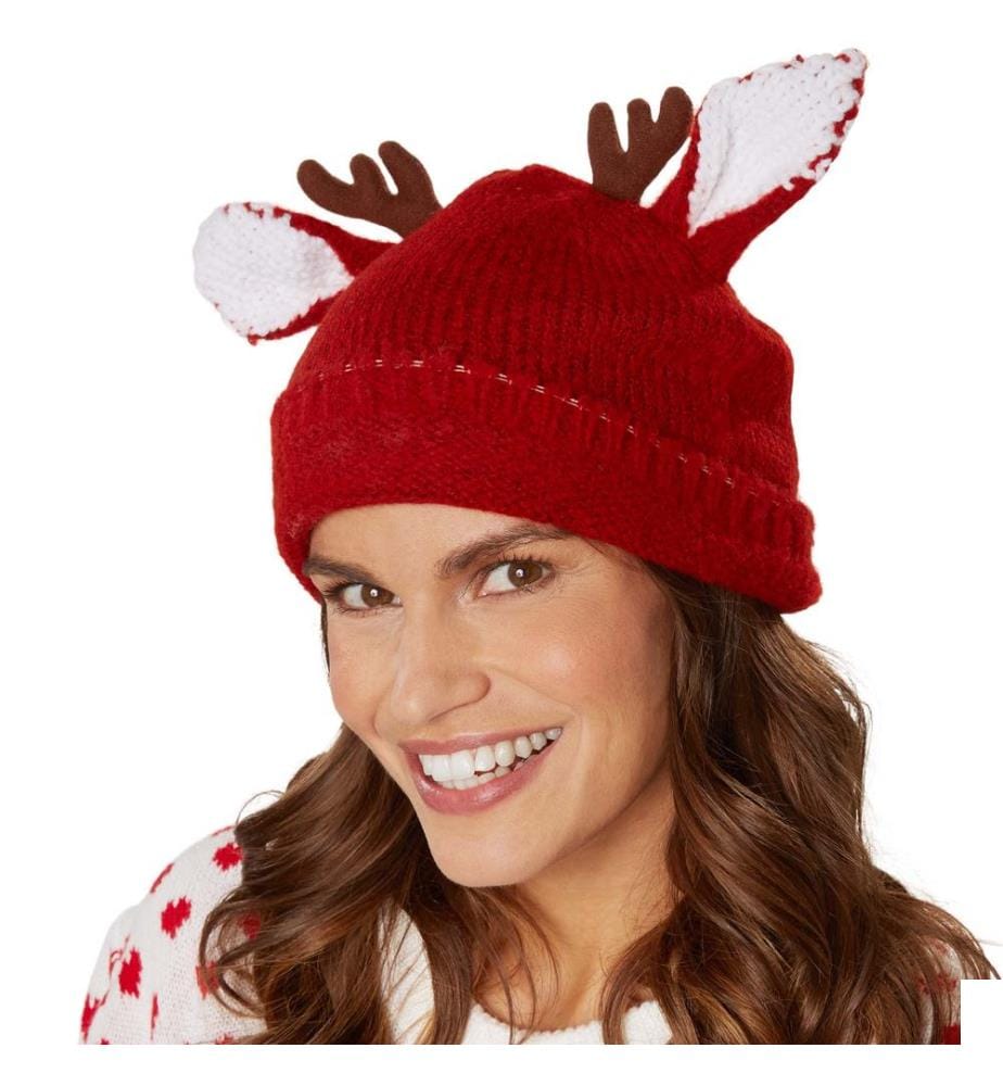 Bonnet de renne rouge