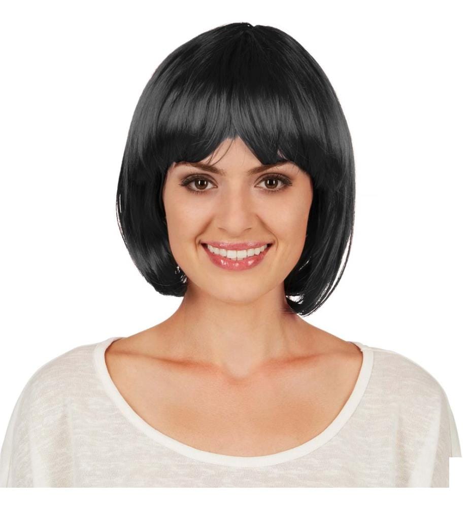 Perruque carré à frange femme