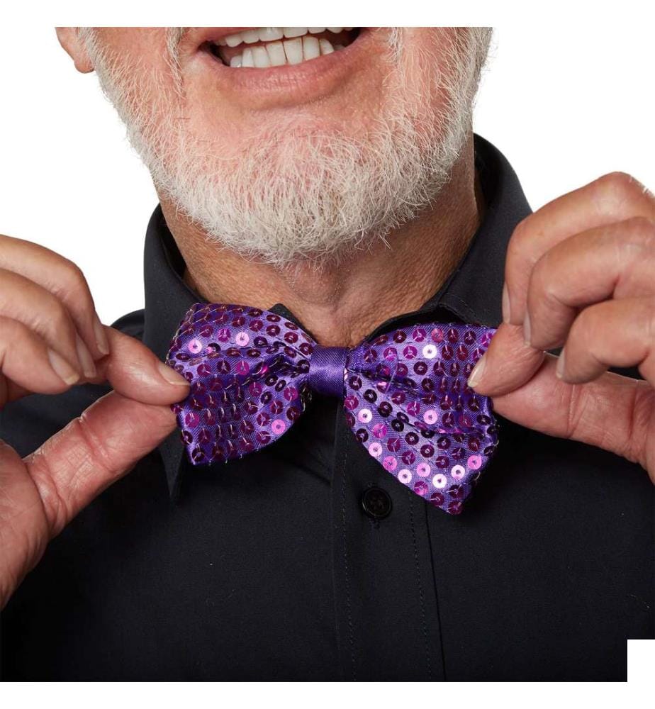 Nud papillon à paillettes