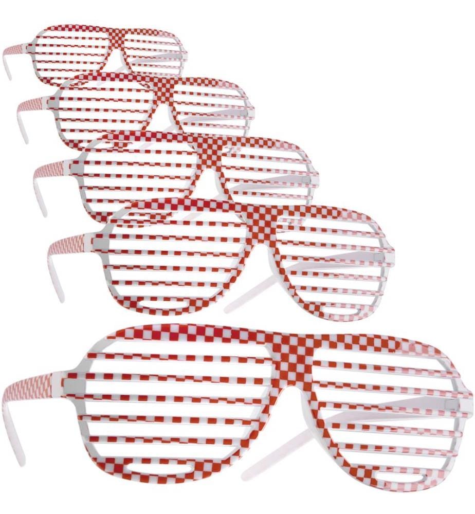 Lunettes de fête à grille