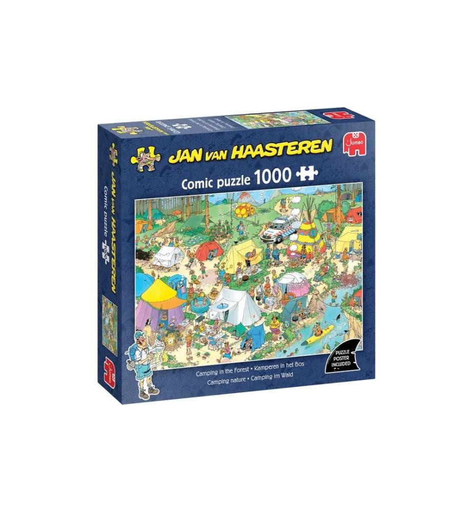 Jumbo Puzzle Camping en forêt