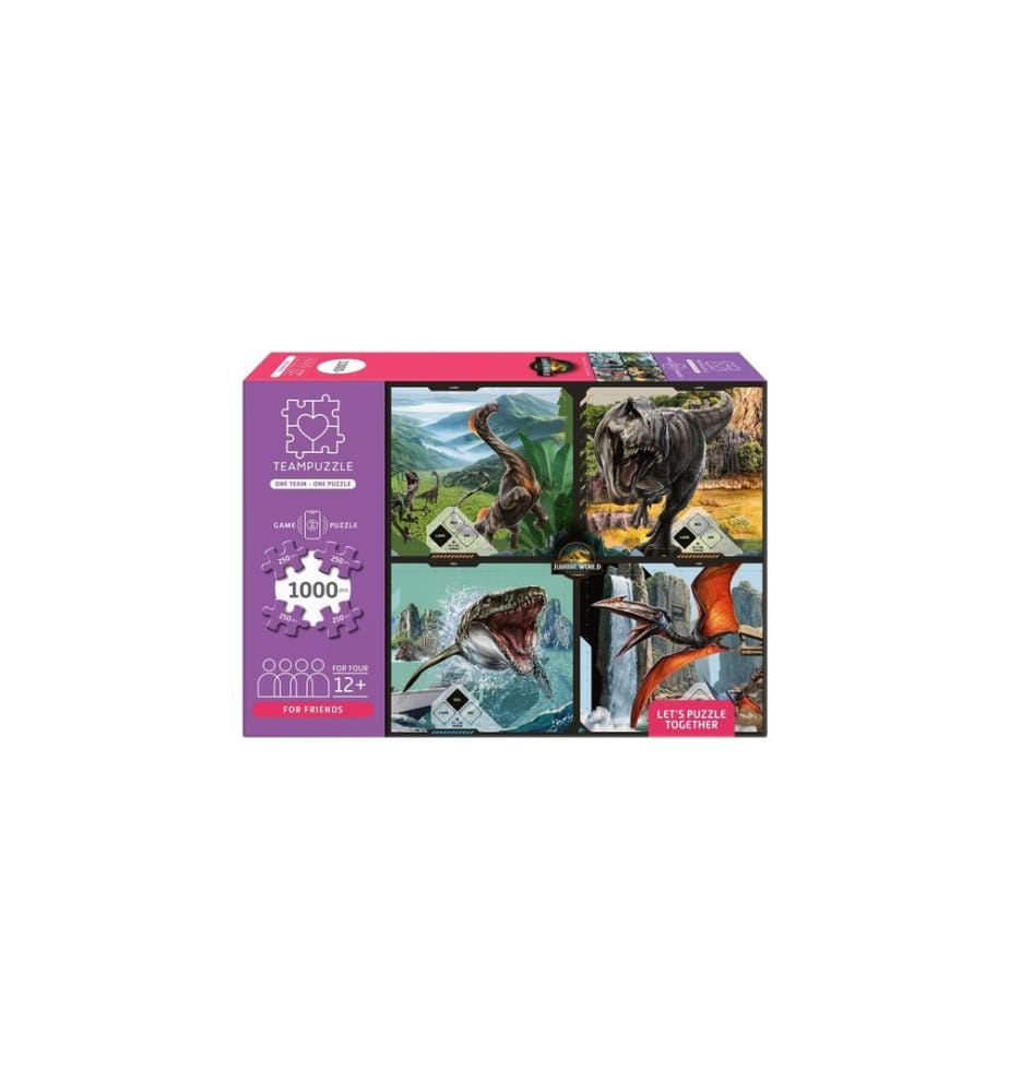 Teampuzzle Jurassic World Rebirth 1000 pièces, 68.6 x 48.3 cm