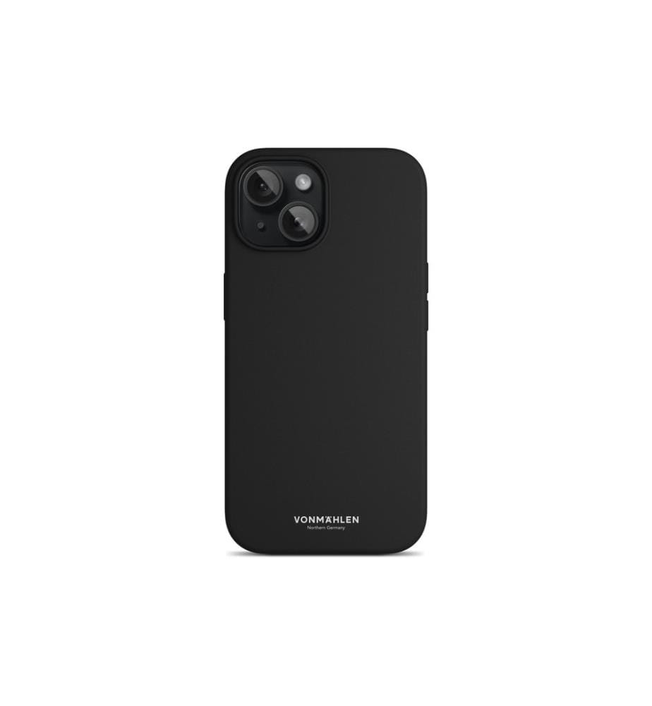 Vonmählen - Coque arrière Eco Silicone iPhone 15 Plus Black