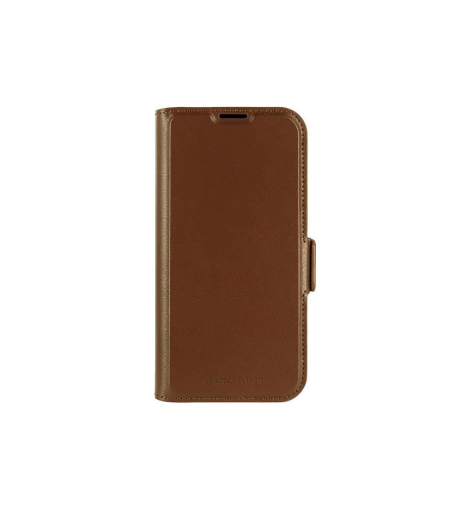 DBRAMANTE1928 - Book Cover Oslo Pro iPhone 16e Dark Tan
