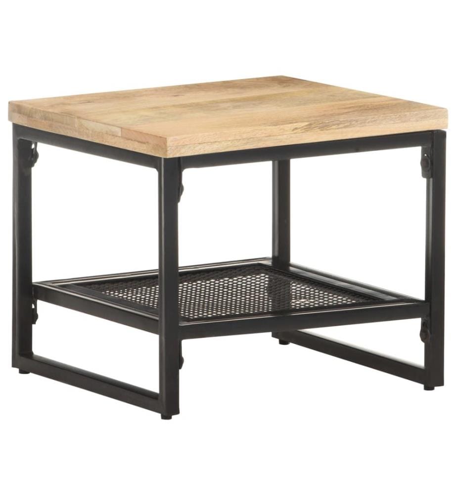 Table d'appoint 40x40x35 cm Bois de manguier massif
