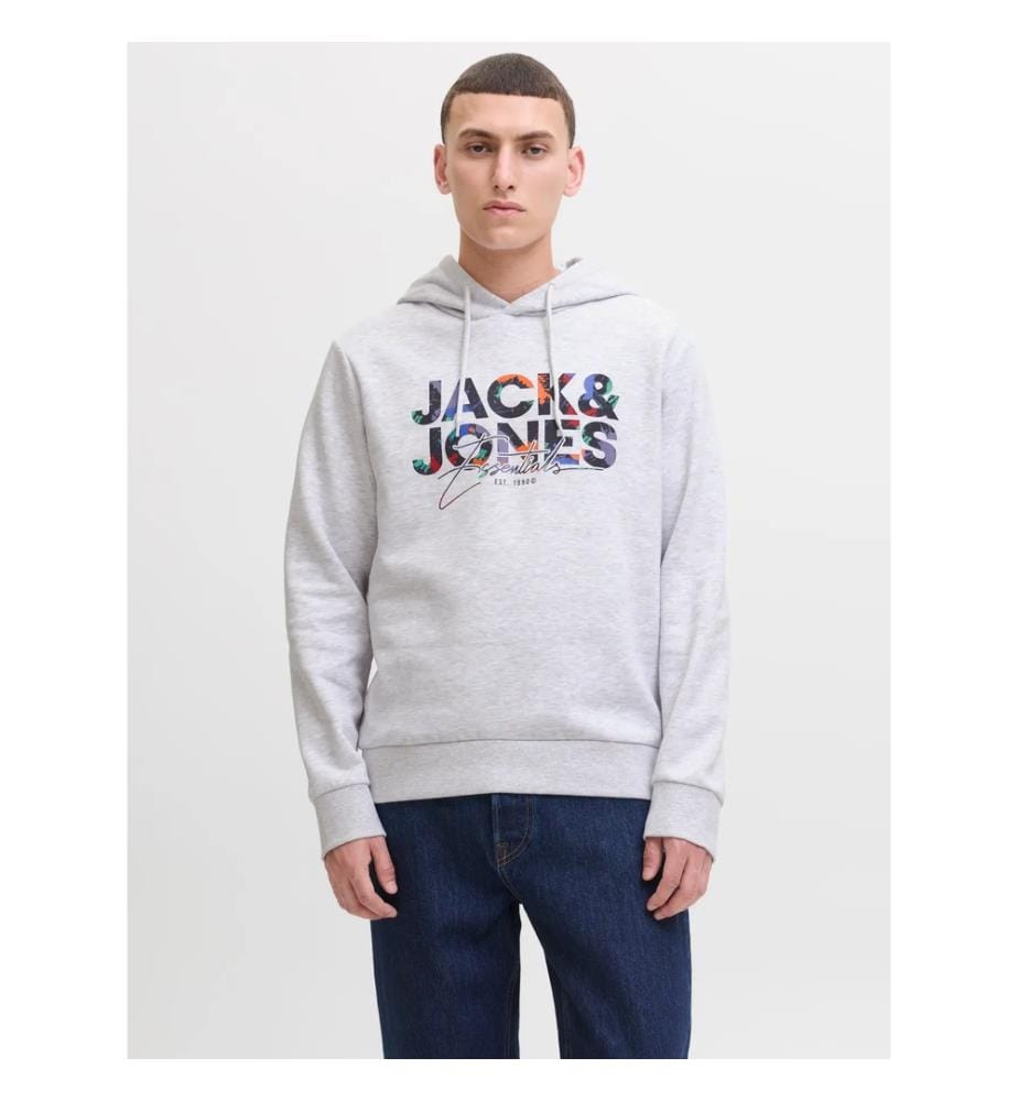Hoodie - Blanc Mélangé