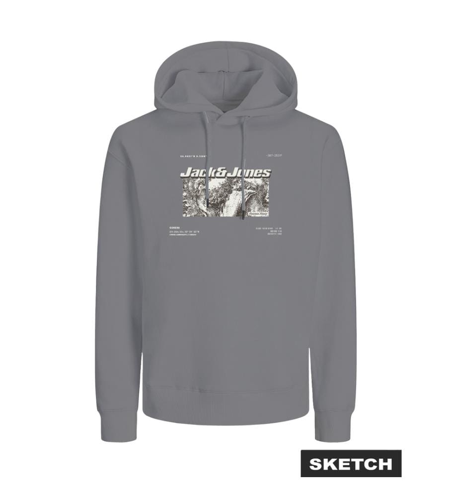 Hoodie - Flanelle grise