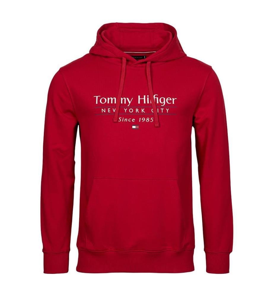 Hoodie Center Stack - Rouge moyen 104 850