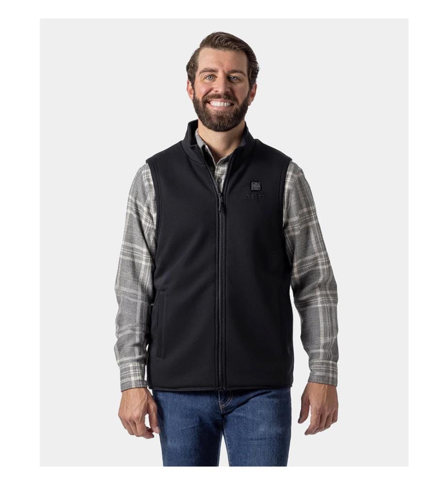 Gilet polaire chauffant 4-Zones - Noir