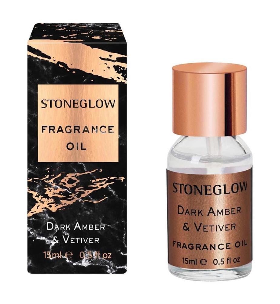 Huile Parfumée Ambre Noir & Vétiver - 15 ml