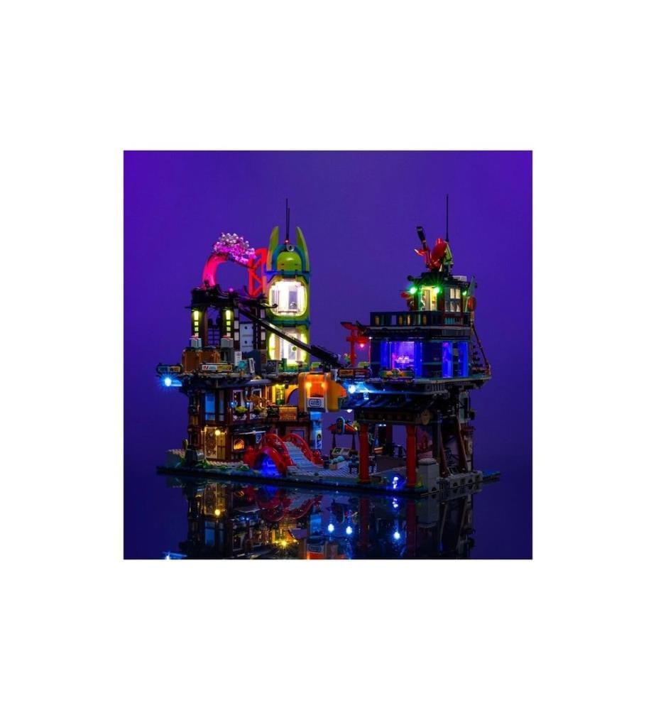 Light My Bricks Kit d'éclairage LED pour LEGO® 71799 Les marchés de NINJAGO City