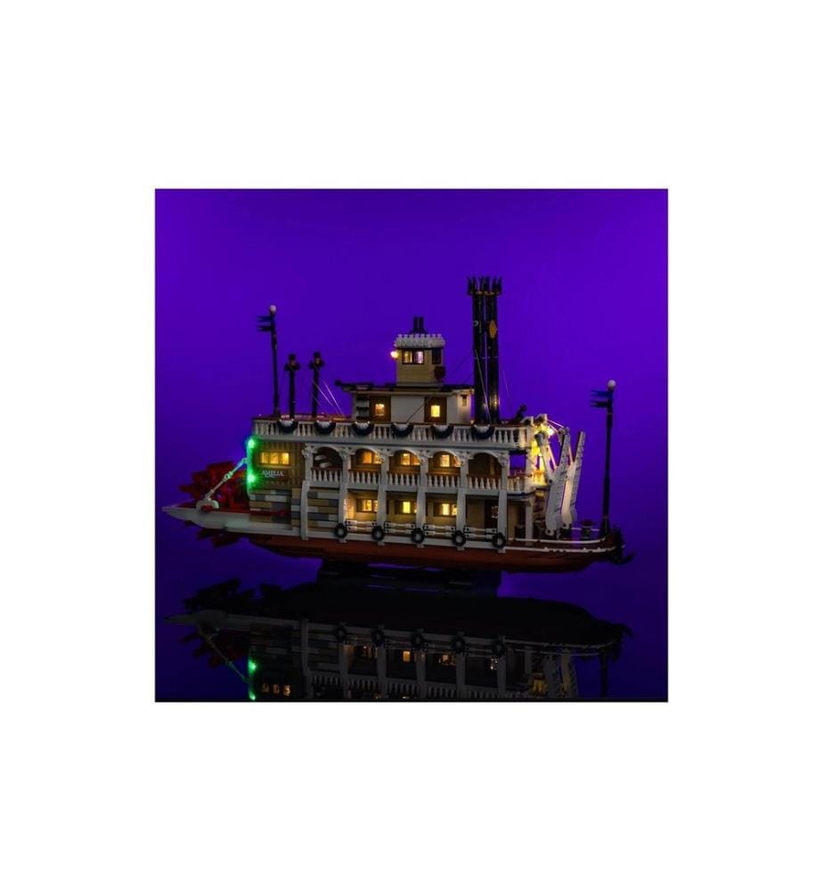 Light My Bricks Kit de lumières LED pour LEGO® 21356 Bateau à roues à aubes