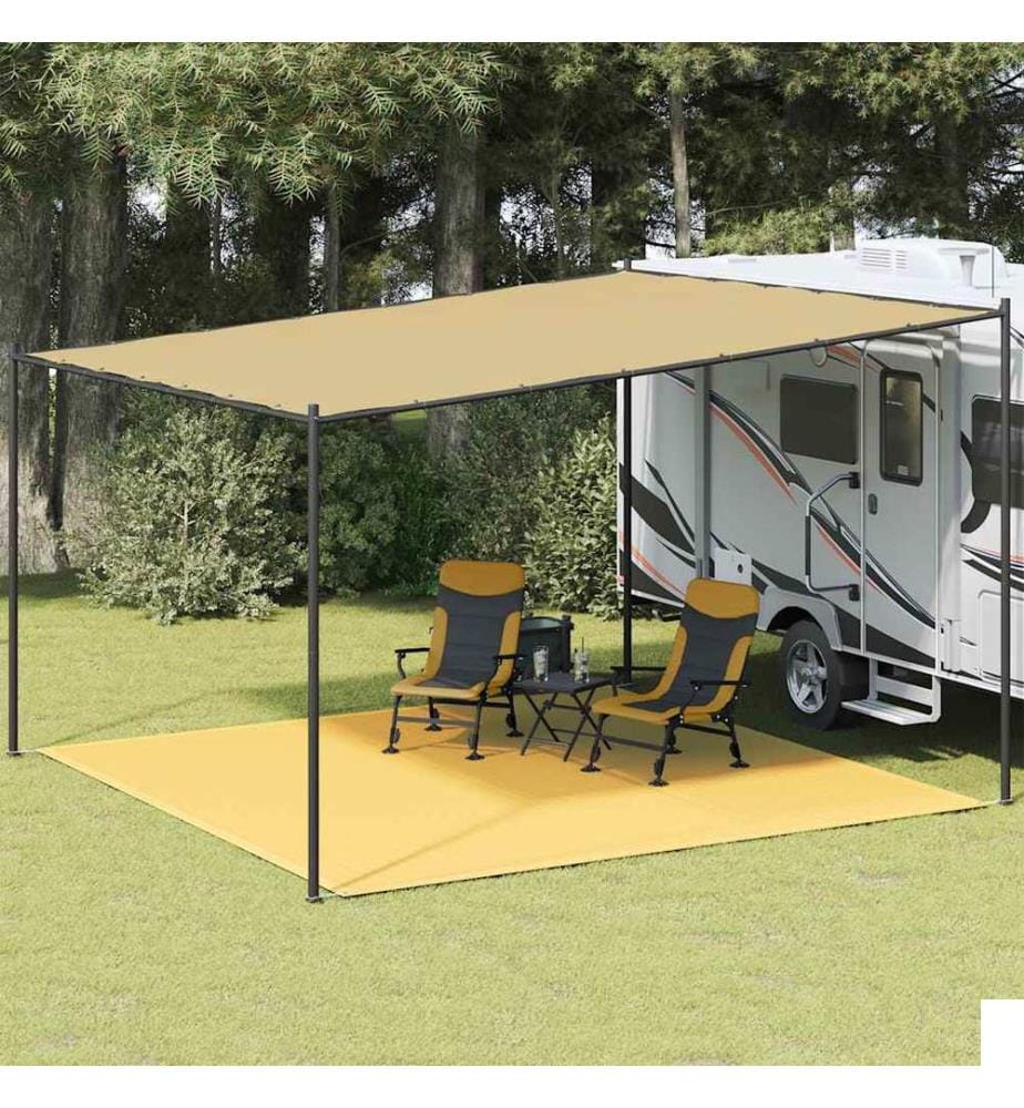 Tapis de tente 400x400 cm Beige