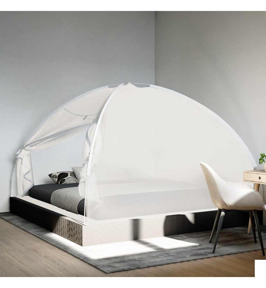 Moustiquaire mongole avec portes 220 maille blanc 200x200x135cm