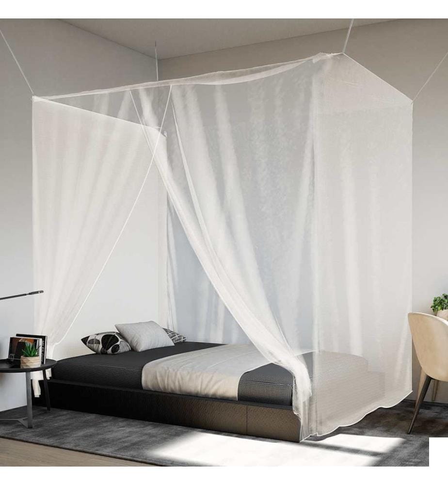 Moustiquaire suspendue 156 maille blanc 220x120x150 cm