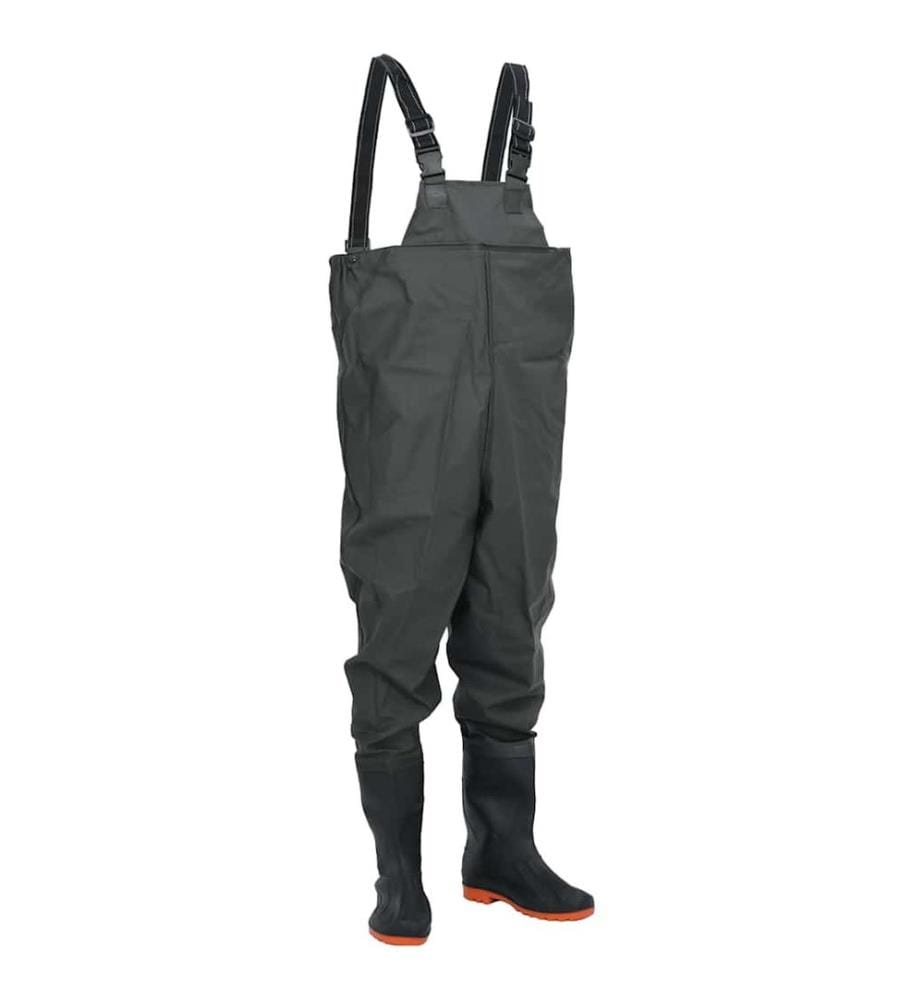 Cuissardes avec bottes vert foncé taille 46