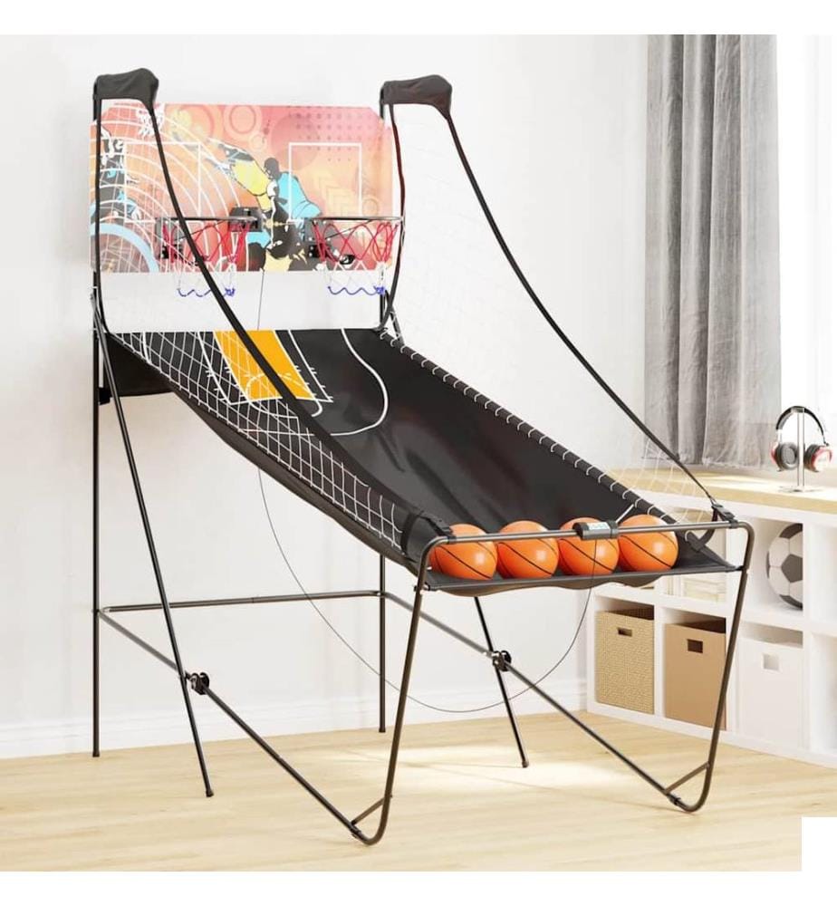 Machine d'arcade de basket avec 4 balles pour 2 joueurs
