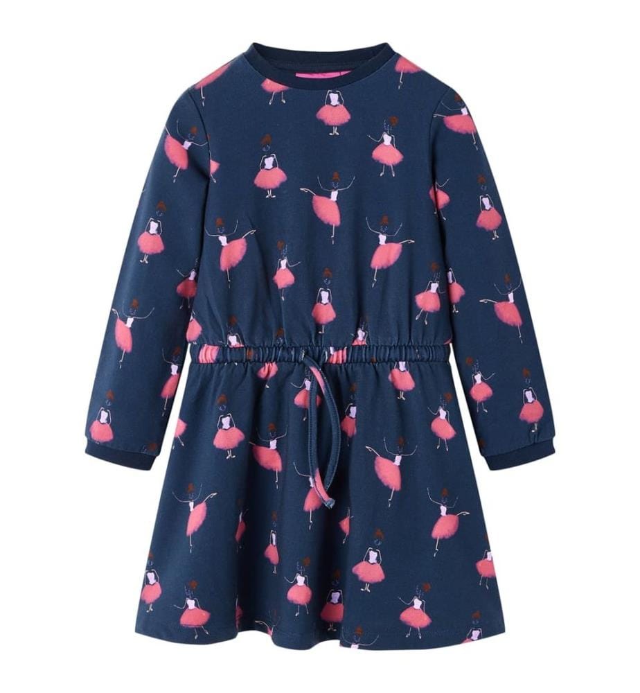 Robe pour enfants bleu marine 104