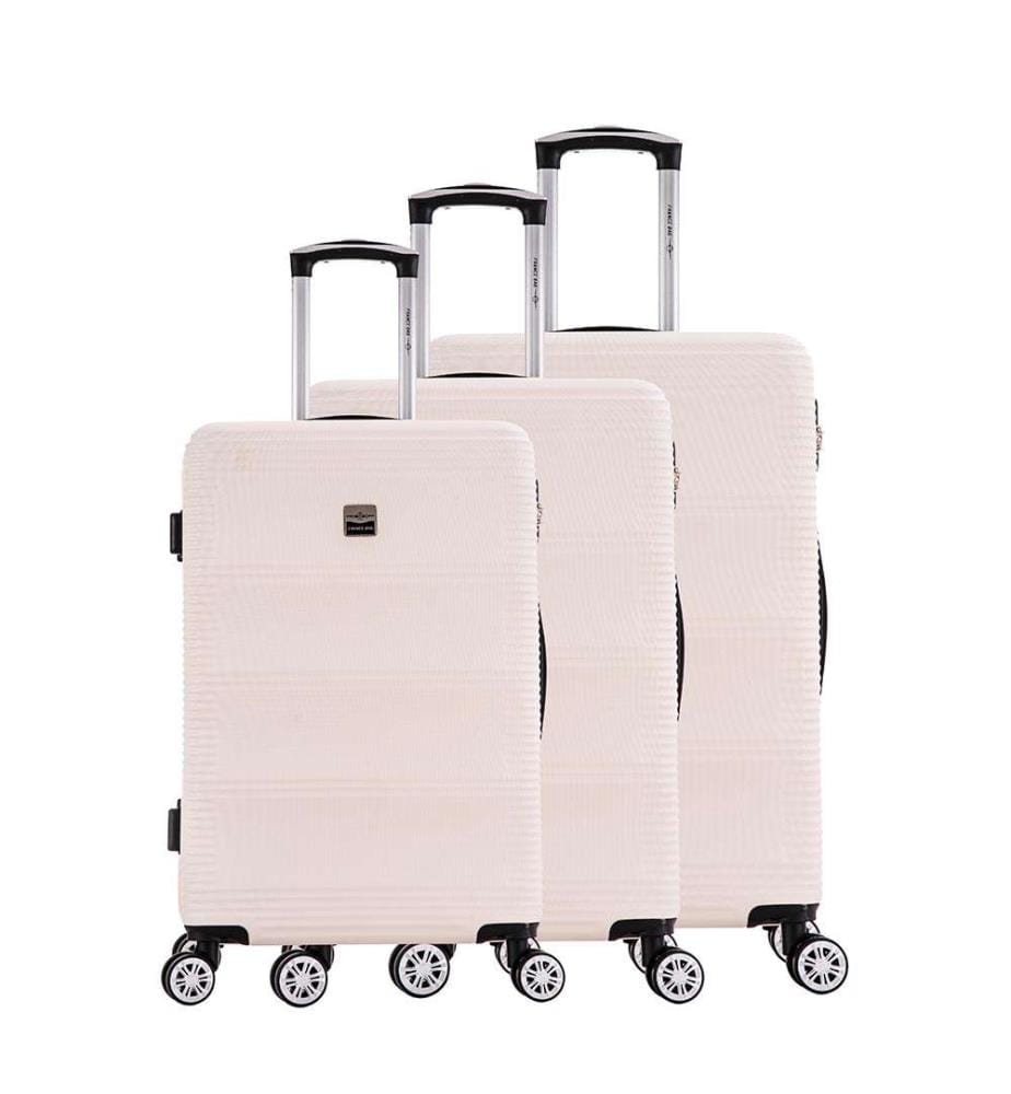 Lot de 3 valises Londres - Écru