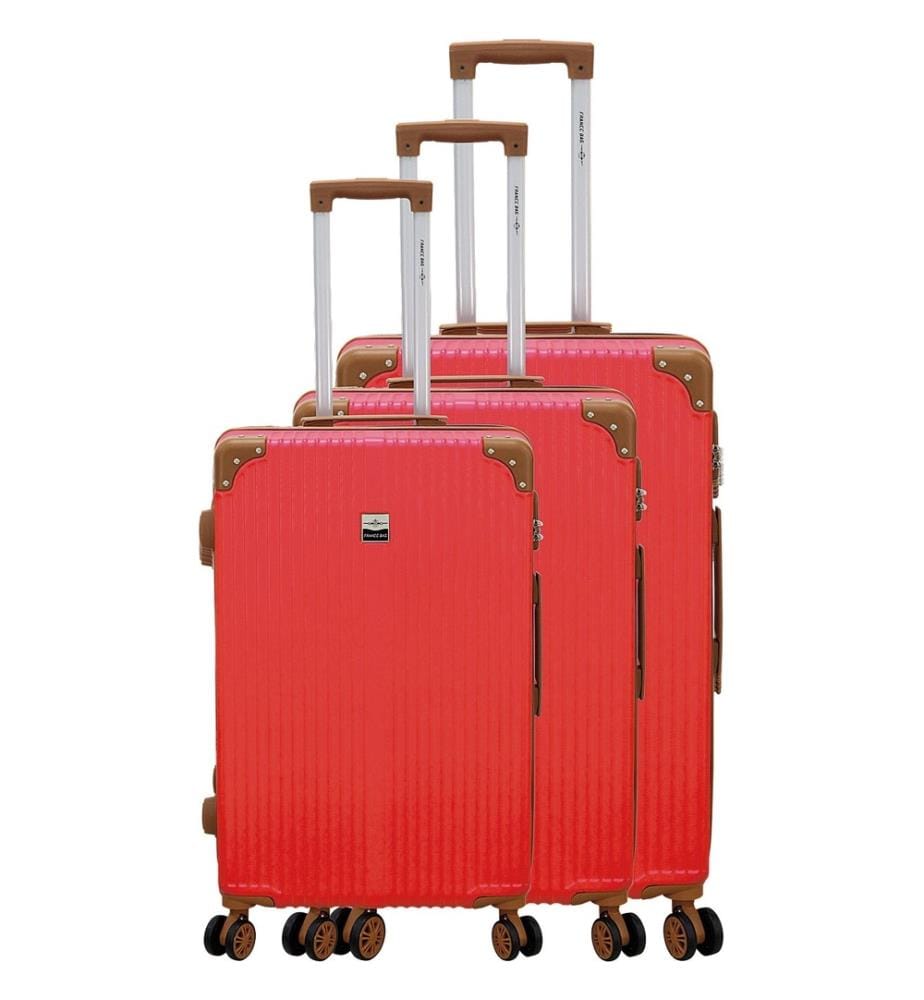 Lot de 3 valises Le Caire - Corail