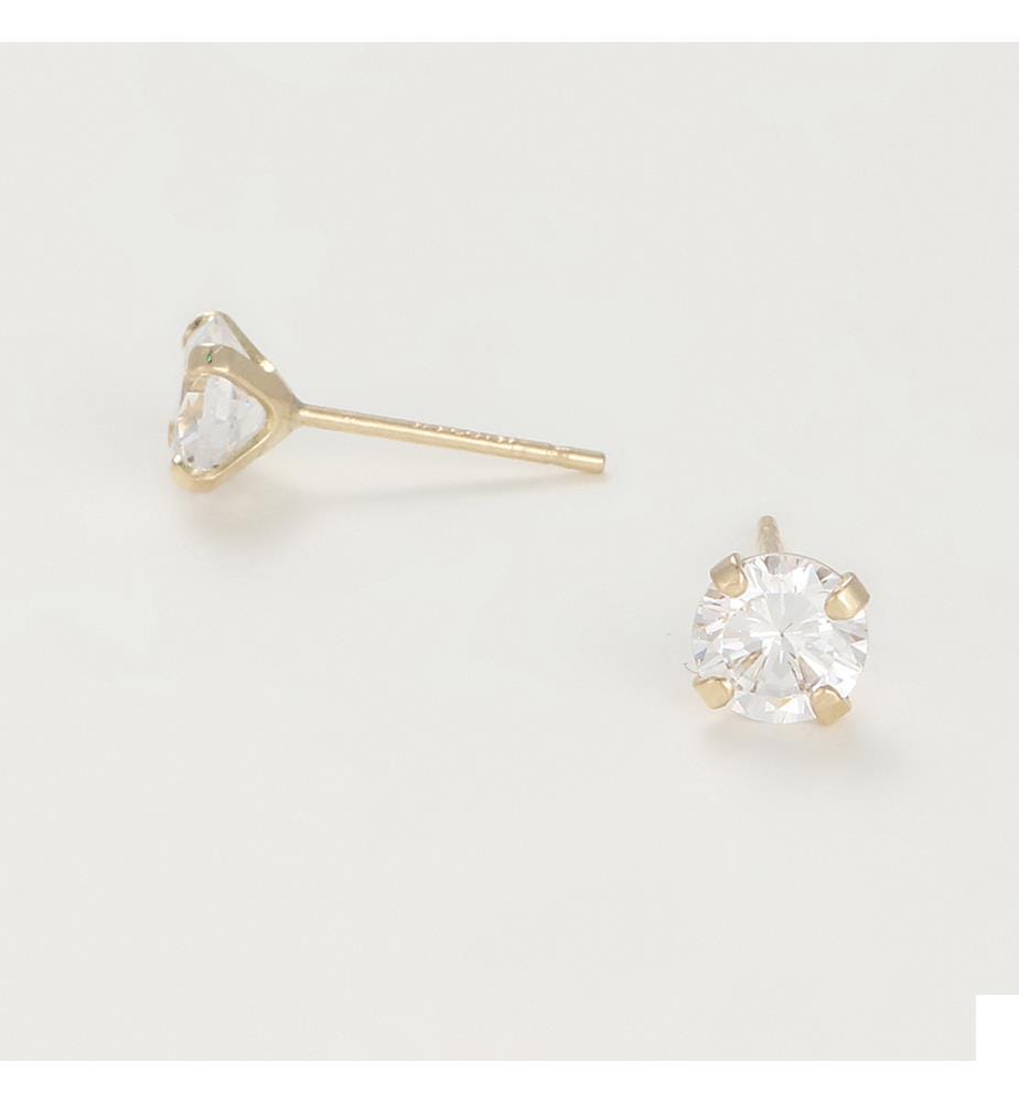 Boucles d'oreilles Simply You 5mm - Or Jaune