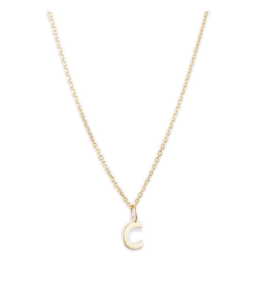 Pendentif Lettre C - Or Jaune 375/1000