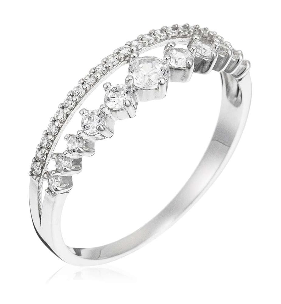 Bague Ma Reine - Or Blanc 375/1000
