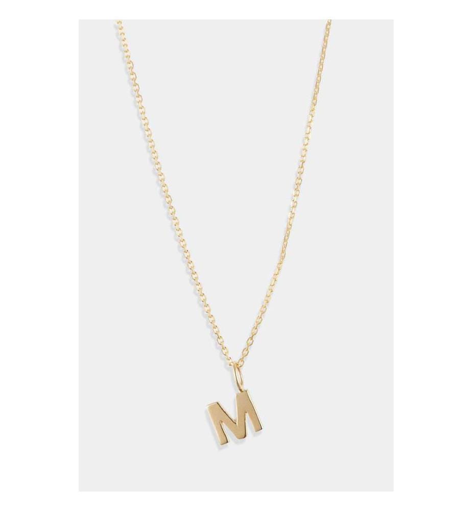 Pendentif Lettre M - Or Jaune 375/1000