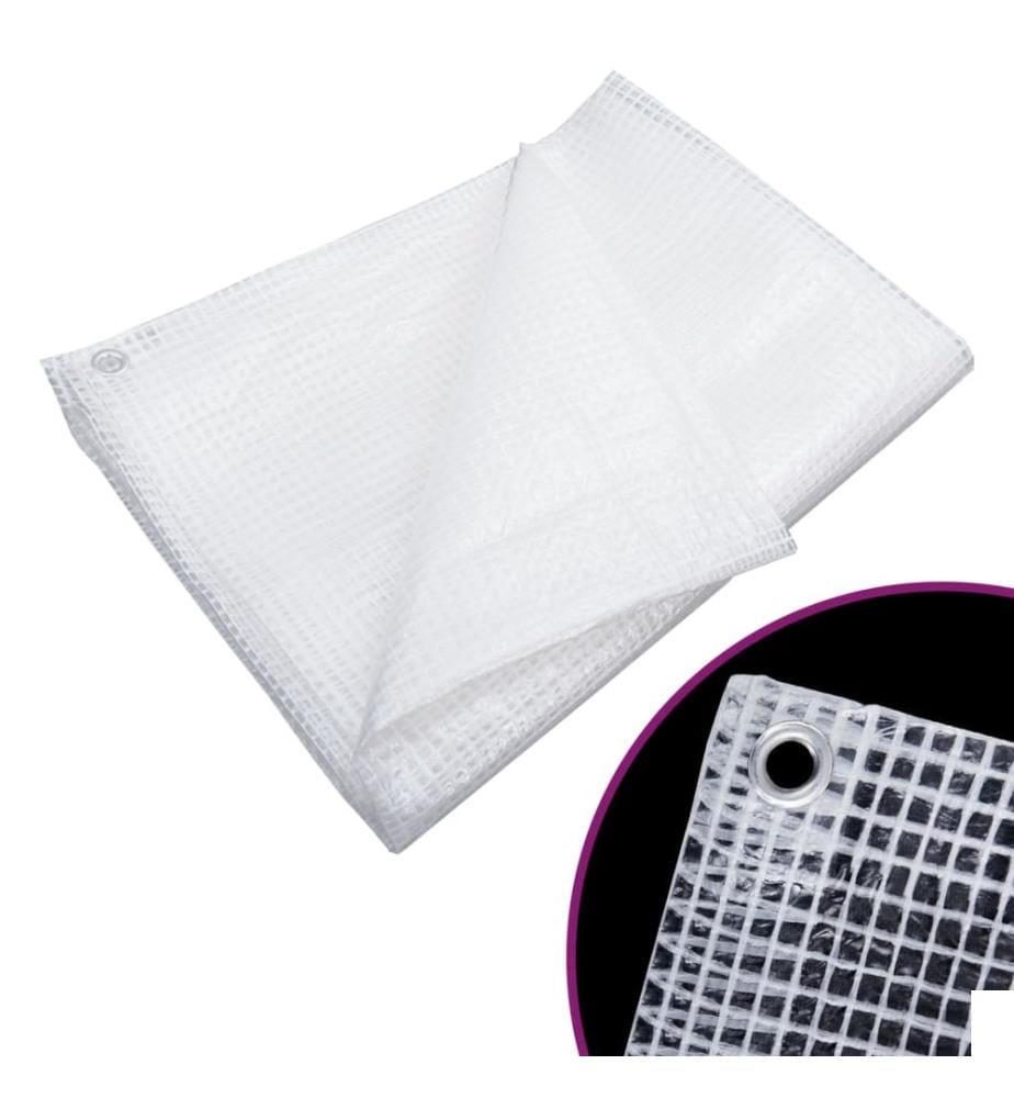 Bâche de gaze 140 g/m² 6x6 m Blanc