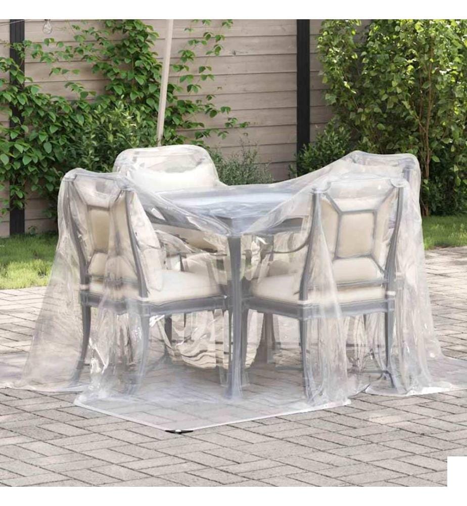 Bâche transparente avec illets 2x3 m polyéthylène