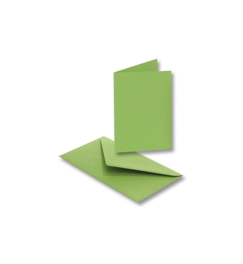 FOLIA - Carte vierge 220 g/m² rectangulaire vert clair