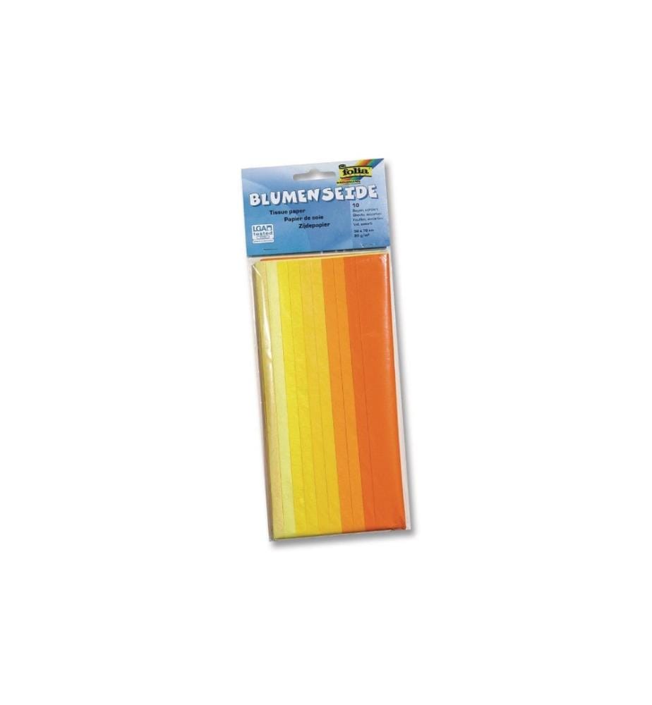 FOLIA - Papier de soie Ton in Ton Mix Jaune