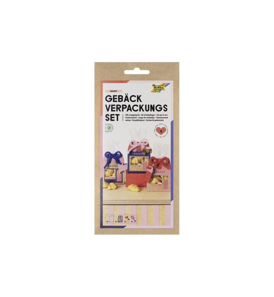 Folia Kit d'emballage pour pâtisseries BAKERY 11 x 14 cm