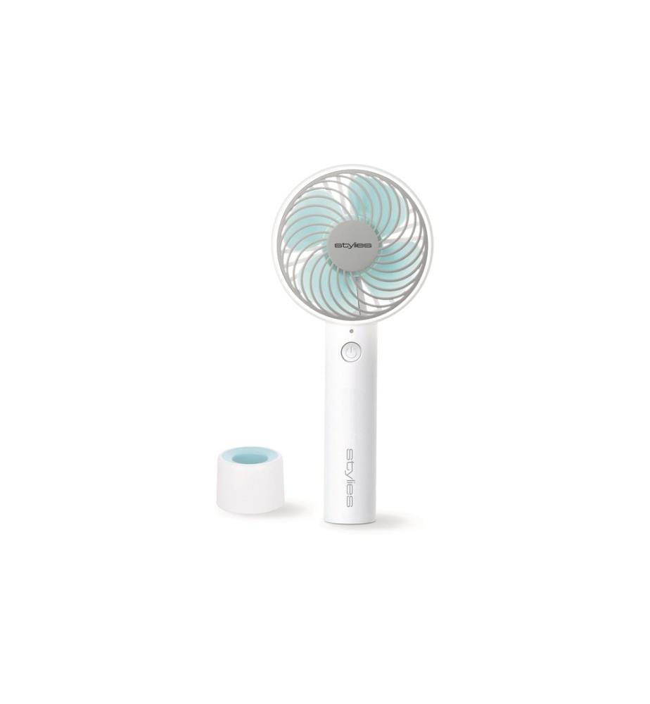 STYLIES - by Koenig Ventilateur à main Lacerta Bleu/Blanc