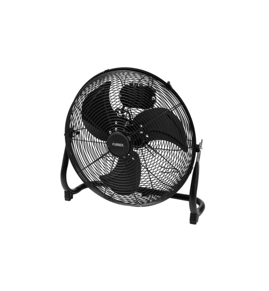 FURBER - Ventilateur au sol Vayu-Industry 16 Noir mat