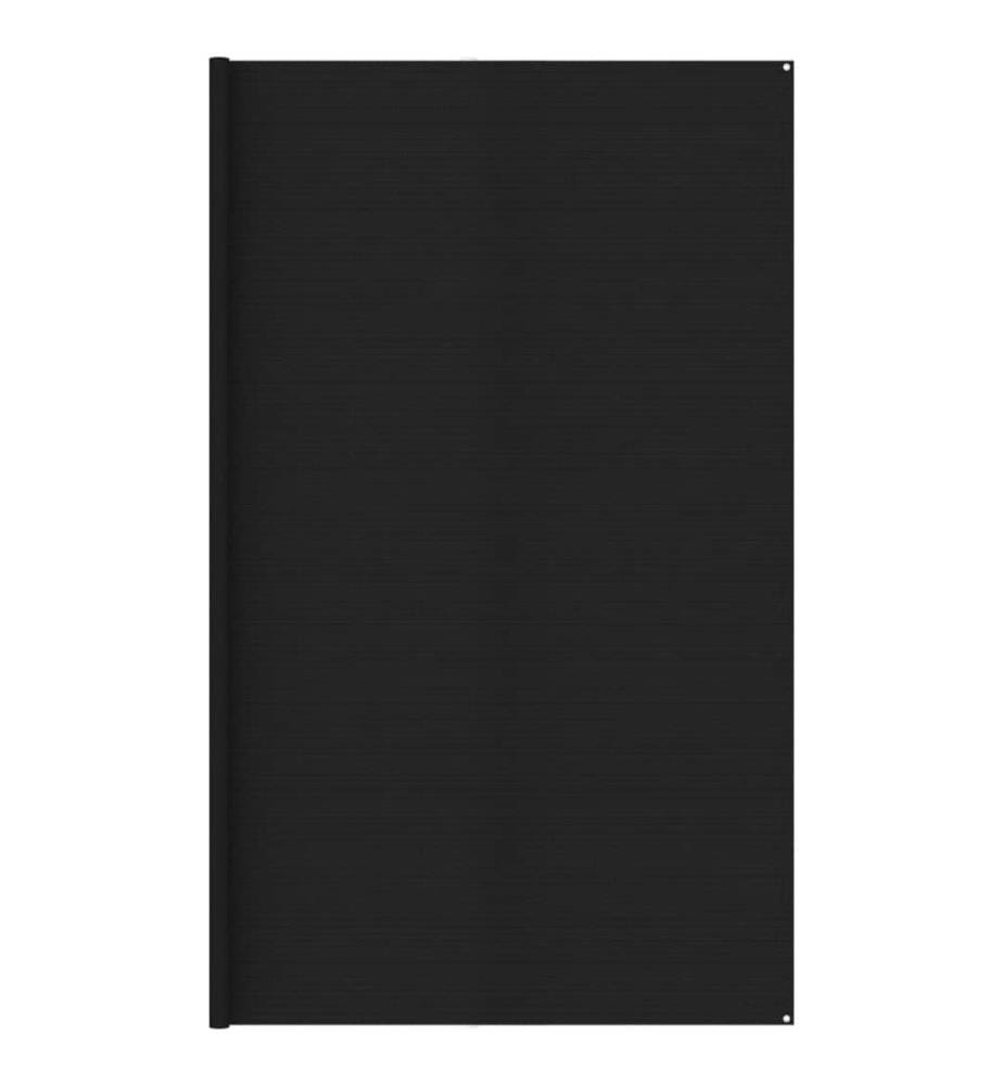 Tapis de tente 400x400 cm Noir PEHD