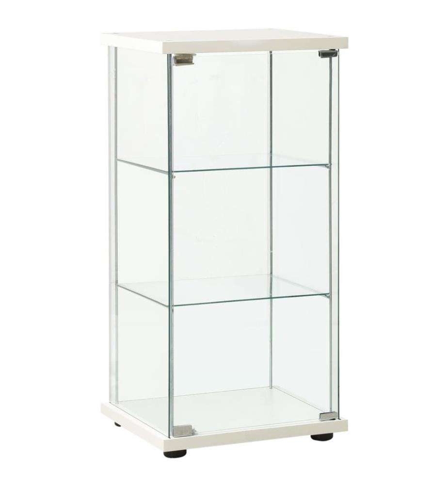 Armoire de rangement Verre trempé Blanc