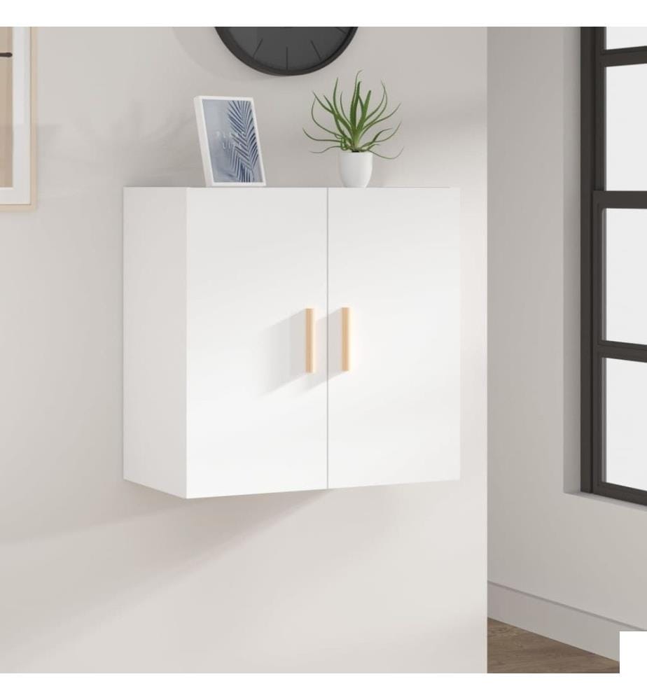 Armoire murale Blanc 60x30x60 cm Bois d'ingénierie