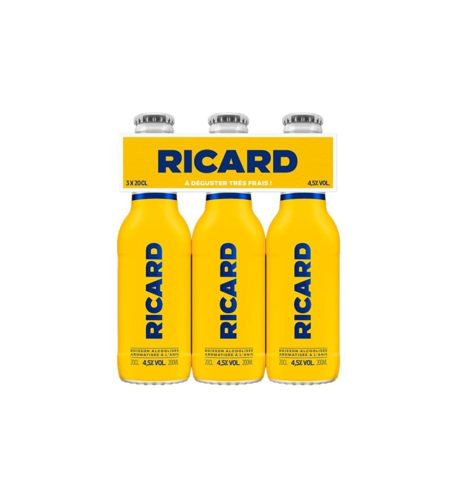 Ricard Tripack prêt à boire 3x 0.2 l