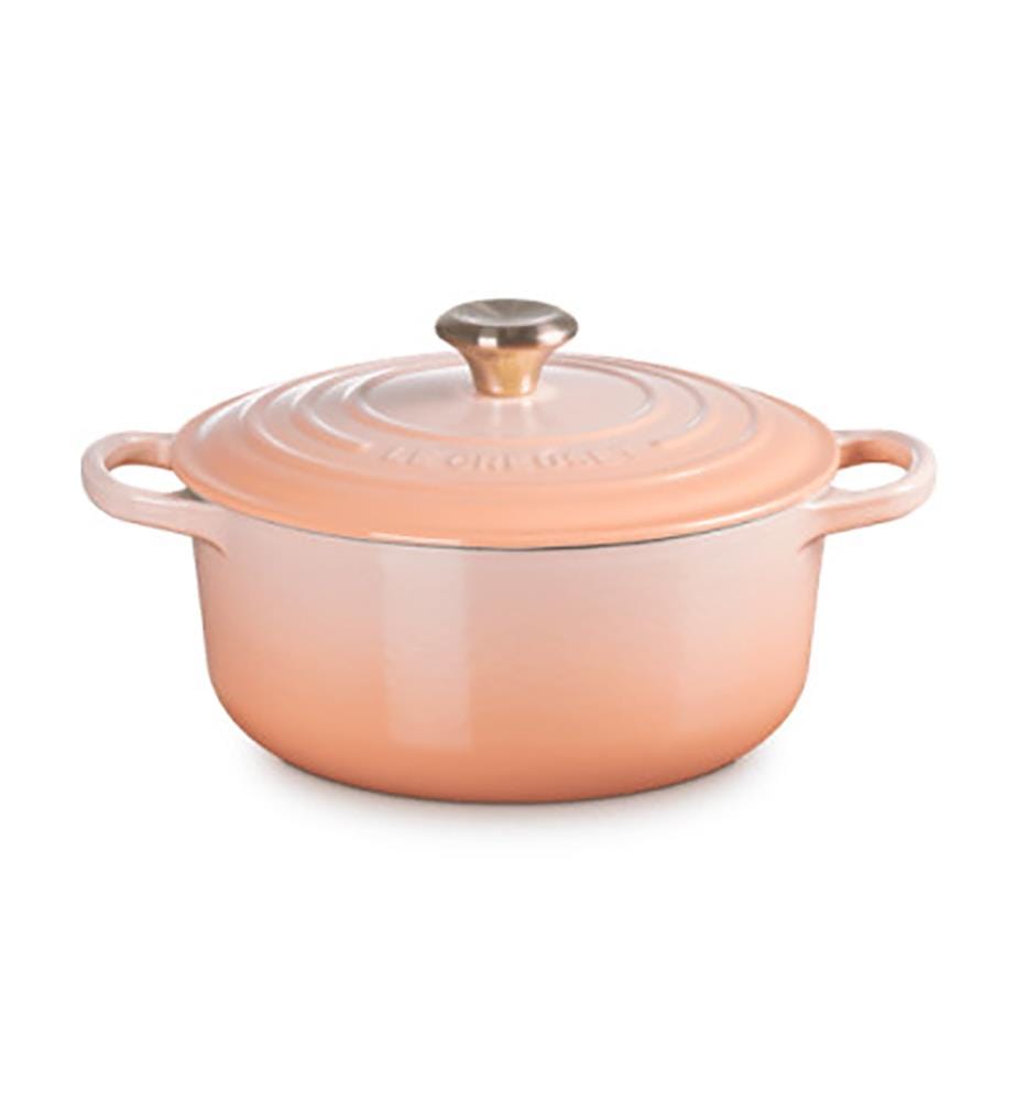 Cocotte Ronde Signature 20 cm - Orange Clair
