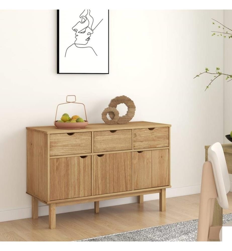 Buffet OTTA 114x43x73,5 cm Bois massif de pin