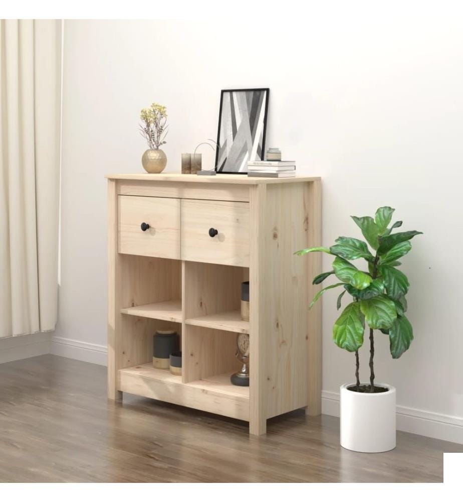 Buffet 70x35x80 cm Bois massif de pin