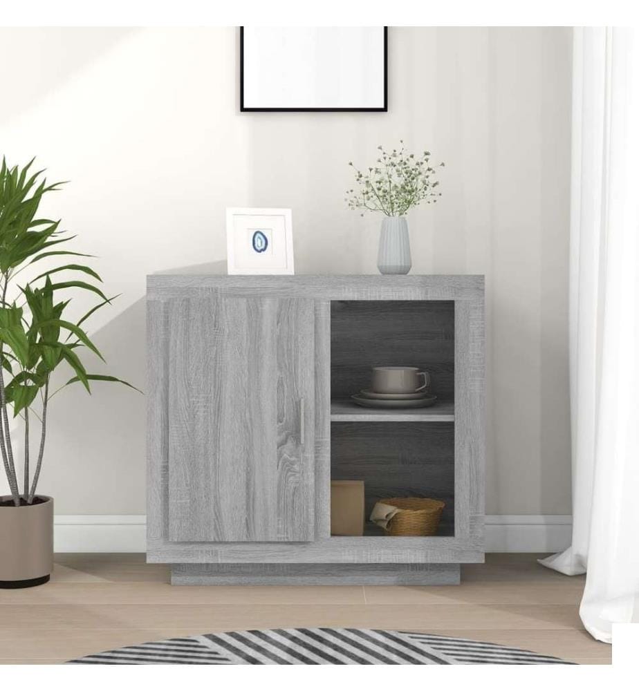 Buffet Sonoma gris 80x40x75 cm