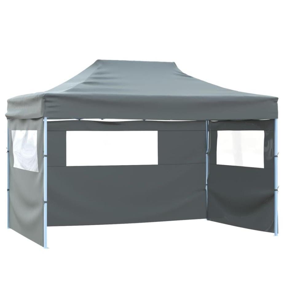 Tente pliable avec 3 parois 431x291x315 cm Anthracite
