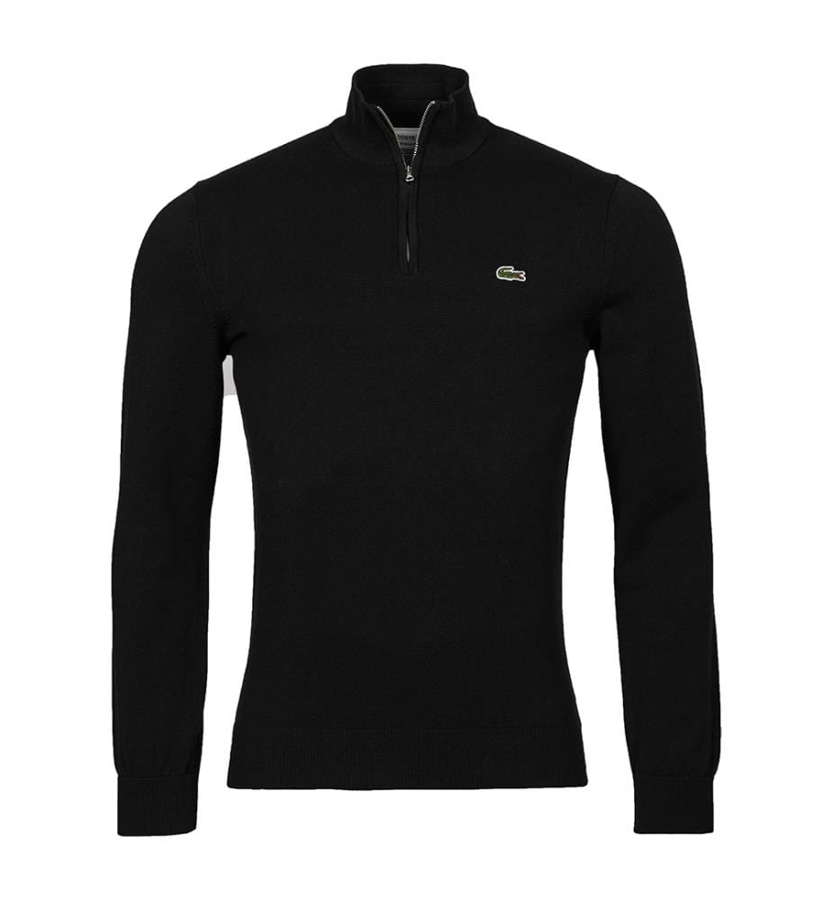 Pull col montant zippé en coton