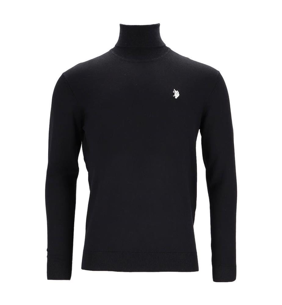 Pull À Col Roulé - Noir